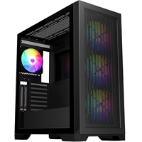 CRONUS Phanes Gaming PC Case, Full Tower with Tempered Glass, ARGB Lighting, Enhanced Connectivity, and Superior Airflow, ATX, Micro ATX, Mini-ITX, and E-ATX