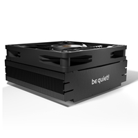 be quiet! Pure Rock LP Low-Profile Fan CPU Cooler, Universal Socket, High Quality 92mm PWM Black Cooling Fan, 2500RPM, 3 Heat Pipes, 100W TDP, Extremely Compact Design for Mmall Form Factor Systems, Intel LGA 1700 & AMD AM5 Compatible