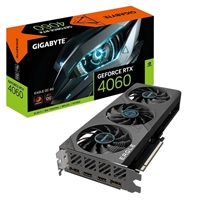 Gigabyte NVIDIA GeForce RTX 4060 EAGLE OC 8G Graphics Card, 8GB GDDR6, 3072 CUDA Cores, 2505 MHz Core Clock, Triple Fan, 2x DisplayPorts / 2x HDMI Ports