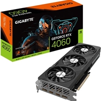 Gigabyte NVIDIA GeForce RTX 4060 GAMING OC 8G Graphics Card, 8GB GDDR6, 3072 CUDA Cores, 2550 MHz Core Clock, Triple Fan, RGB, 2x DisplayPorts / 2x HDMI Ports