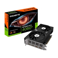 Gigabyte NVIDIA GeForce RTX 4060 Ti WINDFORCE OC 8G Graphics Card, 8GB GDDR6, 4352 CUDA Cores, 2550 MHz Core Clock, Dual Fan, 2x DisplayPorts / 2x HDMI Ports