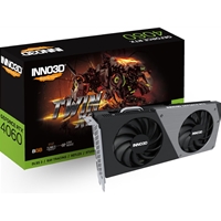 Inno3D NVIDIA GeForce RTX 4060 TWIN X2 Graphics Card, 8GB GDDR6, 3072 CUDA Cores, 2490 MHz Boot Clock, Dual Fan, 3x DisplayPorts / 1x HDMI Port
