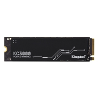 Kingston KC3000 (SKC3000D/4096G) 4TB NVMe SSD, M.2 Interface, PCIe Gen4, 2280, Read 7000MB/s, Write 7000MB/s, 5 Year Warranty