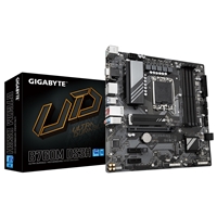 Gigabyte B760M DS3H Ultra Durable Intel 1700 Socket Motherboard, Micro-ATX, 4x DDR5 Slots, 2x M.2 Sockets, 1x USB-C Port, 2.5GbE LAN, 1x D-Sub / 2x DisplayPorts / 1x HDMI Port