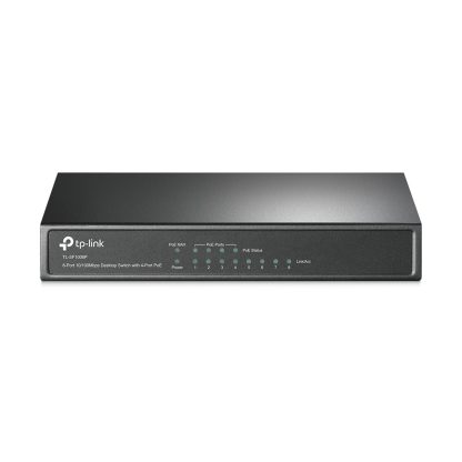 TP-Link TL-SF1008P 8-Port 10/100Mbps Metal Desktop PoE Switch with 4-Port PoE (57W)