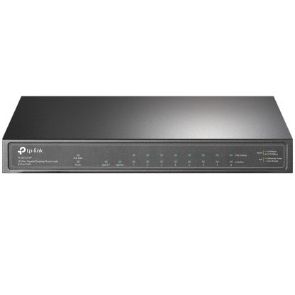 TP-Link TL-SG1210P 10-Port Metal Gigabit Desktop Switch with 8-Port PoE+ (63W)
