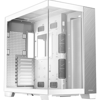 Antec Constellation C8 Aluminum White - Premium Full-View PC Case with Vertical Cooling, Dual Chamber Design, and Extensive Radiator Support