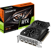 Gigabyte NVIDIA GeForce RTX 3050 WINDFORCE OC V2 6G Graphics Card, 6GB GDDR6, 2304 CUDA Cores, 1477 MHz Core Clock, Dual Fan, 2x DisplayPorts / 2x HDMI Ports