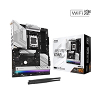 ASRock B850 Pro RS AMD AM5 Socket Motherboard, ATX, 4x DDR5 Slots, 4x M.2 Sockets, 3x USB-C Port, Fitted I/O Shield, 2.5GbE LAN, Wi-Fi 6E, 1x HDMI Port / 1x USB-C
