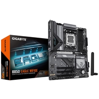 Gigabyte B850 EAGLE WIFI6E AMD AM5 Socket Motherboard, ATX, 4x DDR5 Slots, 3x M.2 Sockets, 2x USB-C Port, Fitted I/O Shield, GbE LAN, Wi-Fi 6E, 1x DisplayPort / 1x HDMI Port
