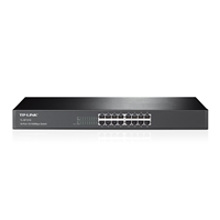 TP-Link TL-SF1016 16-Port 10/100Mbps Metal Rackmount Network Switch