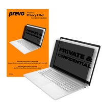 prevo 14-Inch Anti-Glare Laptop Privacy Screen Filter, Anti-Peep, Anti-Static, Blackout