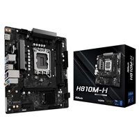 ASRock H810M-H Intel Socket 1851 Motherboard, 2 x DDR5 DIMM Slots, 1 x Hyper M.2 Socket , ASRock Intel 4-Layer Memory POOL 1 x HDMI Port/ 1 x Display Port