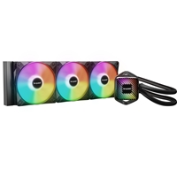 be quiet! Pure Loop 3 LX Liquid CPU Cooler, Universal Socket, 240mm Radiator, 3 x Light  Wings LX PWM High Speed, Stylish ARGB cooling block featuring 10 included lighting foils, 3-year manufacurer's warranty.