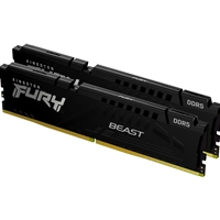 Kingston FURY Beast KF552C40BBK2-16  Gaming System Memory, DIMM, DDR5, 5200MHz, 16GB (2 x 8Gb), Black Heatsink, 288 Pin, 1.25v, CL40