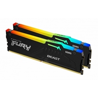 Kingston FURY Beast (KF560C36BBEAK2-16) 16GB (8GB x 2) System Memory, 60000MT/s, DDR5, CL36, DIMM, RGB, Black
