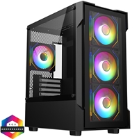 RGB Gaming Build - AMD Ryzen 5 5500 6 Core 12 Thread, 3.60GHz (4.20GHz Boost), 16GB RAM, 1TB NVMe, RTX 4060 8GB Graphics, Wi-Fi Card- Custom PC