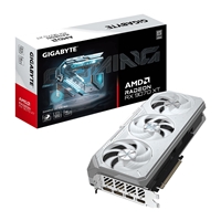 Gigabyte AMD Radeon RX 9070 XT GAMING OC ICE 16GB GDDR6 Graphics Card, 4096 Streams, 2520 MHz Core Clock, Triple Fan, RGB, 2x DisplayPorts / 2x HDMI Ports