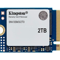 Kingston NV3 2TB PCIe 4.0 M.2 2230 NVMe SSD for Handheld Consoles, Small Form Factor PCs & Laptops, 6,000MB/s read & 5,000MB/s write speeds, Includes Acronis Cloning Software