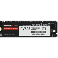 Partiot PV593 (PV593P1TBM28H) 1TB NVMe SSD, M.2 Interface, PCIe Gen5 x4, 2280, Read/Write up to 14,000 / 13,000 MB/s, 5 Year Warranty