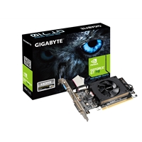 Gigabyte NVIDIA GeForce GT 730 2GB DDR3 Low Profile Graphics Card, 954 MHz Core Clock, Single Fan, 1x DVI-D / 1x D-Sub / 1x HDMI Ports