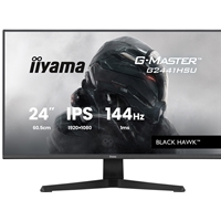 iiyama G-Master Black Hawk gaming monitor G2441HSU-B1 24" Black, IPS, Ultra Slim Bezel, Full HD, 144Hz, 1ms, FreeSync, HDMI, Display Port, USB Hub