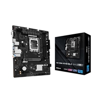 ASRock H610M-HVS/M.2 D5 GEN5 Intel 1700 Socket Motherboard, Micro-ATX, 2x DDR5 Slots, 1x M.2 Socket, GbE LAN, 1x D-Sub / 1x HDMI Port