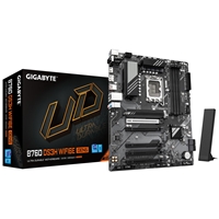 Gigabyte B760 DS3H WIFI6E GEN5 Intel 1700 Socket Motherboard, ATX, 4x DDR5 Slots, 2x M.2 Sockets, GbE LAN, Wi-Fi 6E, 1x DisplayPort / 1x HDMI Port