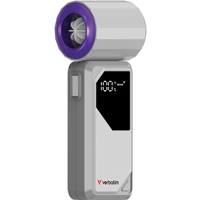 Verbatim (32340) Cool 'n' Go AirJet Handheld Fan - Grey/Purple