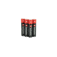 Verbatim (49500) AAA Battery Alkaline 4 Pack Shrink Wrap