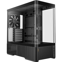 Antec Constellation C6 Air Mid Tower Gaming Case, 1 x USB Type-C / 2 x USB 3.0, Curved Tempered Glass Front and Side Window Panel, Multi-Directional Air Intake, 3 x Pre-Installed PWM Fans, ATX, Micro-ATX, ITX Compatible