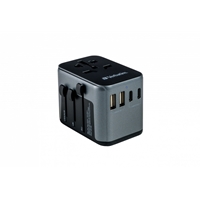 Verbatim (49545) UTA-03 Universal Travel Adapter with 1 x USB-C PD 30W & QC 3.0 / 2 x USB-C / 2 x USB-A