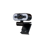 Verbatim (49579) AWC-02 Full HD 1080p Autofocus Webcam with Microphone and Light