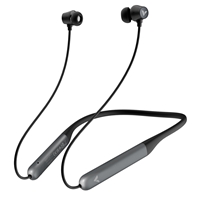 Verbatim (30205) TruSound ANC Neckband Earbuds, Wireless Bluetooth 5.4, Active Noise Cancellation - Black