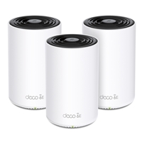 TP-Link Deco XE75 Pro(3-pack) AXE5400 Whole Home Mesh Wi-Fi 6E System(Tri-Band), 3 pack