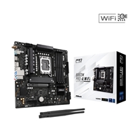 ASRock B860M Pro-A WiFi Intel 1851 Socket Motherboard, Micro-ATX, 4x DDR5 Slots, 3x M.2 Sockets, 2x USB-C Port, 2.5GbE LAN, Wi-Fi 6E, 1x DisplayPort / 1x HDMI Port